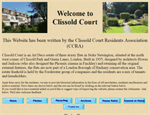 Tablet Screenshot of clissoldcourt.co.uk